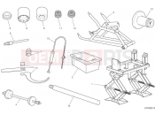 Workshop service tools (frame) - Ducati Panigale V2 Troy Bayliss 2024