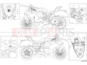 Positioning plates - Ducati Panigale V2 Troy Bayliss 2024