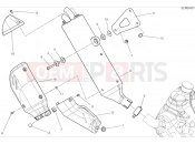 DUCATI 2024 DesertX Rally Exhaust silencer