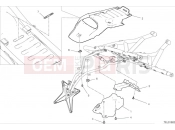 DUCATI 2024 DesertX Rally Rear mudguard