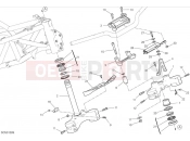 DUCATI 2024 DesertX Rally Steering assembly
