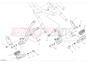 DUCATI 2024 DesertX Rally Rear footrests