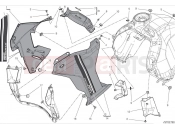 DUCATI 2024 DesertX Side fairing - white