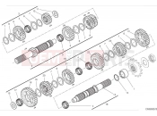 DUCATI 2024 DesertX Gear box