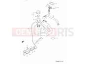 SUZUKI AD50 L (1990) Address 23 - FUEL TANK (E41)