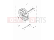 Triumph 2024 Tiger 1200 GT Explorer Front wheel