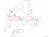 DUCATI 2019 Diavel 1260 S REAR MUDGUARD