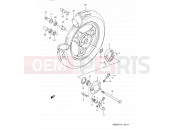 SUZUKI AD50 L (1990) Address 31A - FRONT WHEEL (MODEL K E06)