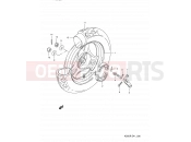 SUZUKI AD50 L (1990) Address 36 - REAR WHEEL