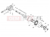 MOTOGUZZI V85 TT 850 (EU, GSO) Rear transmission / Components