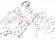 DUCATI 2024 Hypermotard 950 Rear fairings