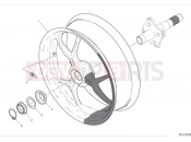 DUCATI Hypermotard 950 RVE Rear wheel