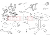 DUCATI Hypermotard 950 RVE Workshop service tools (frame)