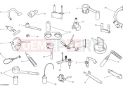 DUCATI Hypermotard 950 RVE Workshop service tools (engine)