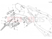 DUCATI Hypermotard 950 RVE Plate holder