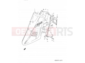 27C - FRONT LEG SHIELD (MODEL R E41,E94,P09) - Suzuki AD60 M (1991) Address