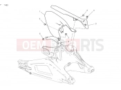 DUCATI 2024 Monster Rear mudguard