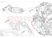 DUCATI 2024 Monster SP Rear shock absorber
