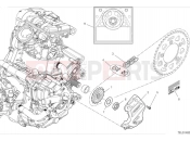 DUCATI 2024 Monster SP Front sprocket & chain
