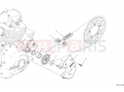 DUCATI 2024 Scrambler Nightshift Front sprocket & chain
