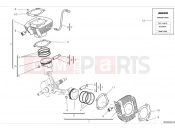 DUCATI 2024 Scrambler Nightshift Cylinders & pistons