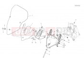 DUCATI 2019 Multistrada 1260 S WINDSHIELD