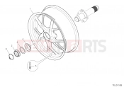DUCATI 2019 Multistrada 1260 S REAR WHEEL
