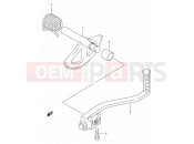 SUZUKI AE50 M (1991) Sepia (E01,E02,E04,E21,P37) 12 - KICK STARTER