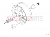 DUCATI 2018 Multistrada 1260 S Touring REAR WHEEL