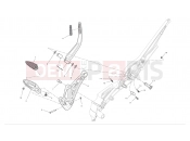 DUCATI 2012 Diavel AMG R.h. footrests