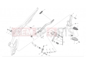 DUCATI 2012 Diavel AMG L.h. footrests