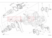 DUCATI 2017 Scrambler Cafe Racer VERTICAL CYLINDER HEAD - TIMING