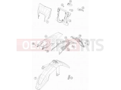 HUSQVARNA 2023 Offroad FE 450 (F2303W4) [EU] MASK, FENDERS|Frame|08