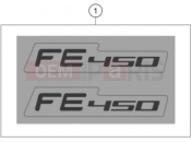 HUSQVARNA 2023 Offroad FE 450 (F2303W4) [EU] DECAL|Frame|08