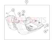 HUSQVARNA 2024 Offroad FE 250 CKD (F2187X4) [CN] ENGINE GUARD|Frame|03