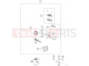 HUSQVARNA 2024 Offroad FE 250 CKD (F2187X4) [CN] FRONT BRAKE CONTROL|Frame|13
