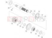 HUSQVARNA 2024 Offroad FE 350 (F2203X4) [EU] TRANSMISSION I - MAIN SHAFT|Engine|33