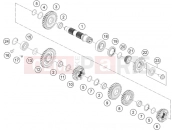 HUSQVARNA 2024 Offroad FE 350 (F2203X4) [EU] TRANSMISSION II - COUNTERSHAFT|Engine|33