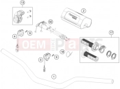 HUSQVARNA 2024 Offroad FC 450 (F2401X1) [EU] HANDLEBAR, CONTROLS|Frame|02