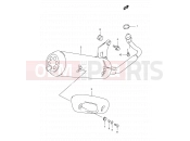 SUZUKI AN125U X (1999) 12 - MUFFLER