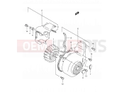 SUZUKI AN125U X (1999) 14 - COOLING FAN