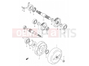 SUZUKI AN125U X (1999) 16 - TRANSMISSION (2)