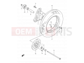 SUZUKI AN125U X (1999) 44 - FRONT WHEEL