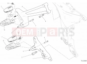DUCATI 2017 Multistrada 1200 S Touring FOOTRESTS, RIGHT