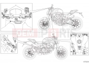 DUCATI 2022 Monster Positioning Plates Japan