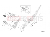 DUCATI Diavel Strada FOOTRESTS, RIGHT