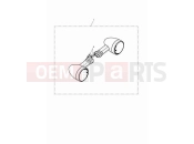 TRIUMPH Bonneville Speedmaster LED indicator kit, D64, front