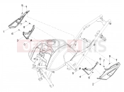 Central body - Motoguzzi V85 TT Travel E5+ (EU) 2025