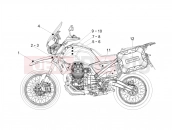 Decal - Motoguzzi V85 TT Travel E5+ (EU) 2025