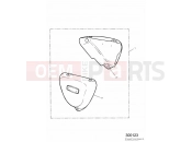 Triumph 2002 THUNDERBIRD Chrome Side Panel Kit (up to VIN 71698)